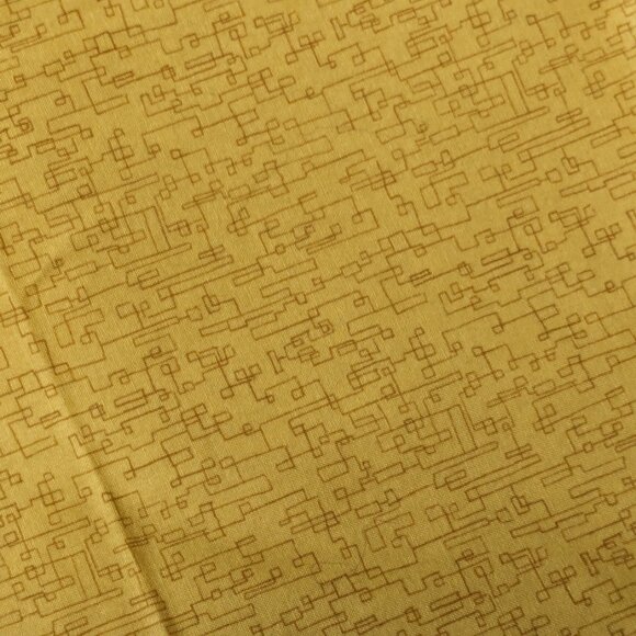 Retro Geometric Yellow Quilting Cotton Alexander Henry Fabric Collection 5 Yards - Picture 3 of 5
